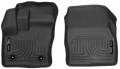 Husky Floor Liners Front 14-15 Ford Transit Connect WeatherBeater-Black