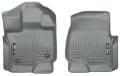 Husky Floor Liners Front 2015 Ford F-150 WeatherBeater-Grey