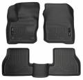 Husky Liners - Husky Floor Liners Front and 2nd Row 2016 Ford Focus RS WeatherBeater Black - Image 2