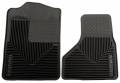 Husky Heavy Duty Front Floor Mats 08-09 Ford F-Series Super Duty-Black