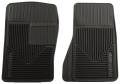 Husky Heavy Duty Front Floor Mats 87-05 Chevy/Dodge/Ford/GMC/Mazda/Mercury/Nissan-Black