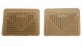 Semi Custom Fit Floor Mat 2nd or 3rd Seat Larger Locations-Tan