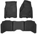 Husky Liners - X-ACT Contour Front And 2nd Seat Floor Liners 09-18 Dodge Ram 1500/2500/3500 Crew Cab Black Husky Liners - Image 4