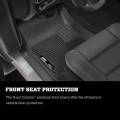 X-ACT Contour Front And 2nd Seat Floor Liners 19-20 Ram 1500 Crew Cab Pickup Black Husky Liners