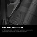 Husky Liners - X-ACT Contour Front And 2nd Seat Floor Liners 19-20 Ram 1500 Crew Cab Pickup Black Husky Liners - Image 2