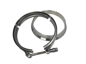 Turbocharged Performance LLC - 5″ Exhaust Downpipe Flange & Clamp for all S400 or S410 T6 Turbos - Image 2