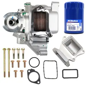 Turbocharged Performance LLC - Duramax Upgraded Oil Cooler 2001-2007 and 2011-2019 - Image 1