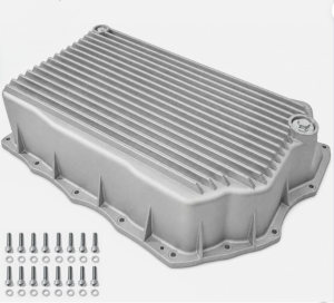 Turbocharged Performance LLC - 6.6L L5P Deep Transmission Pan   |   Cast Aluminum - Image 1